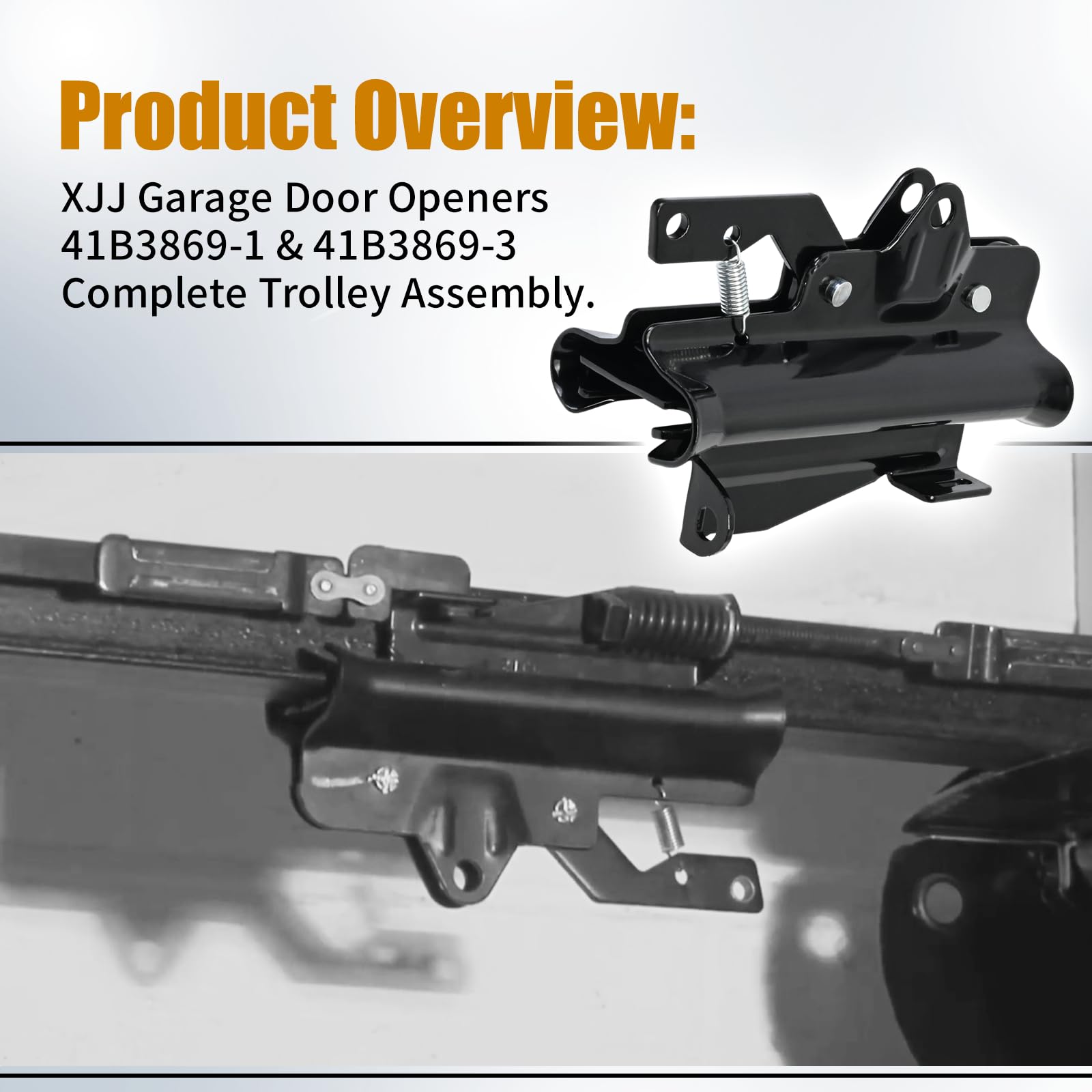XJJ trolley assembly 41B3869-3 for smooth door travel.