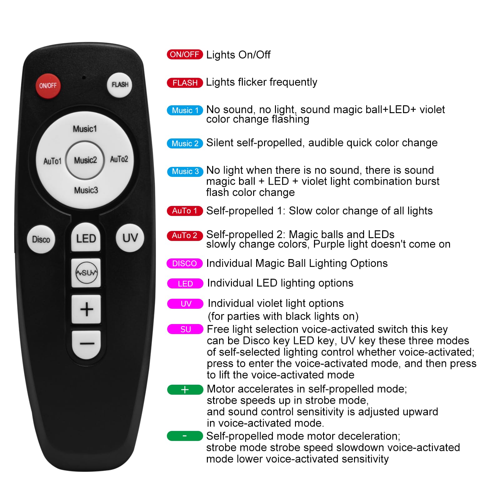 XJXTC ideal for home karaoke and party lighting setups.