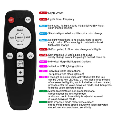 XJXTC ideal for home karaoke and party lighting setups.