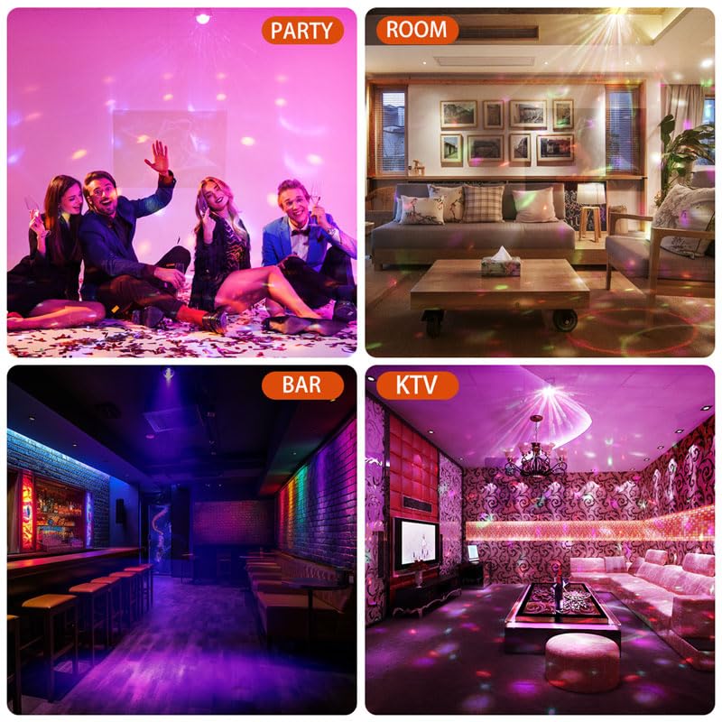 XJXTC UV blacklight mode adds glow-in-the-dark visuals for neon parties.