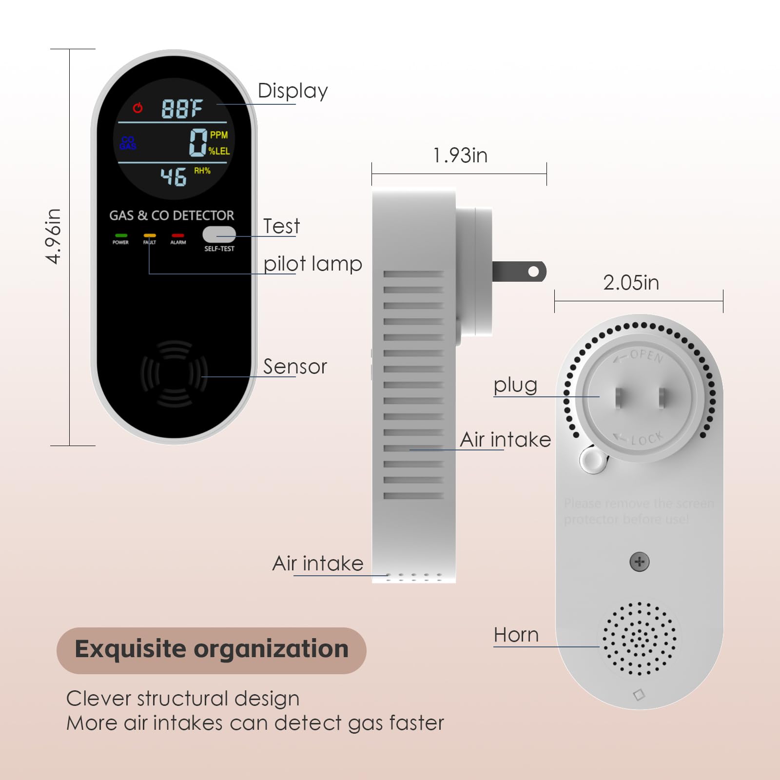 XLA Alert natural gas detector detects gas leaks for safer spaces.