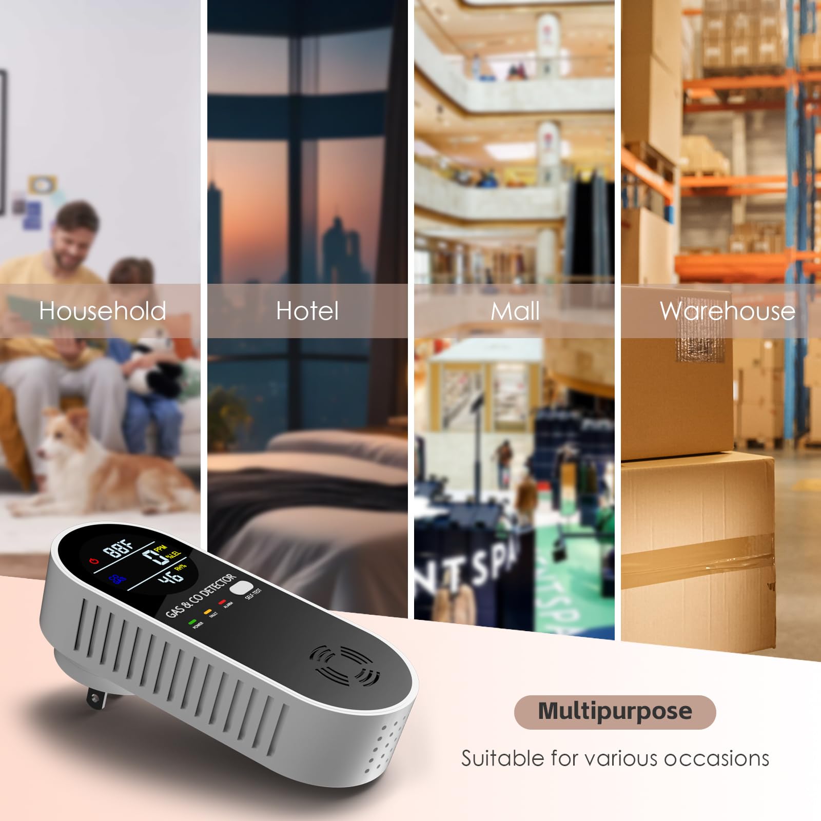 XLA Alert detector designed for travel in RVs and hotels.
