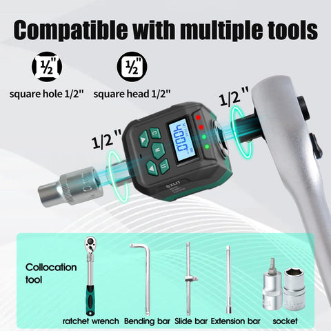 XLIT torque adapter with peak mode captures maximum torque for repeatable outcomes.