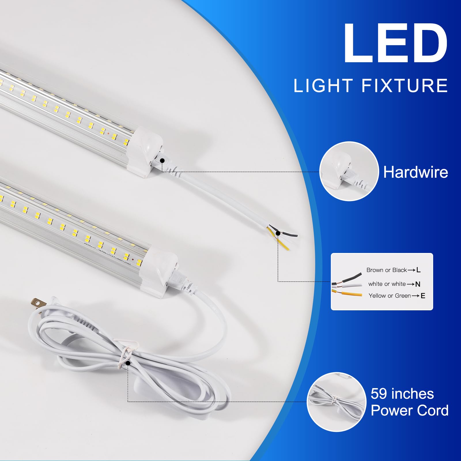 XLNYUUI light can be linked up to six fixtures for scalable layouts.