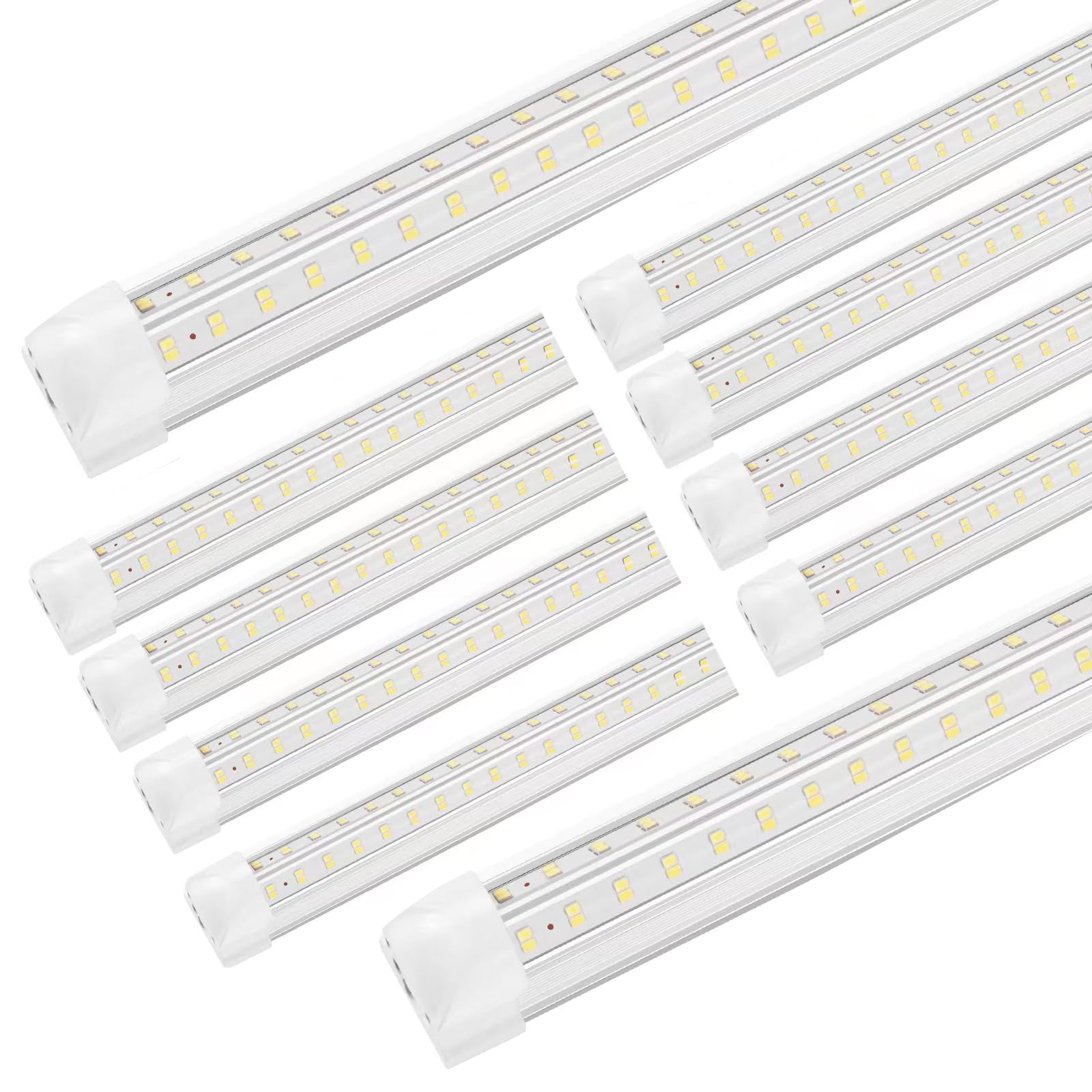 XLNYUUI LED shop lights 4ft front view for bright, even workshop illumination.