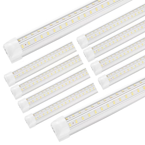 XLNYUUI LED shop lights 4ft front view for bright, even workshop illumination.
