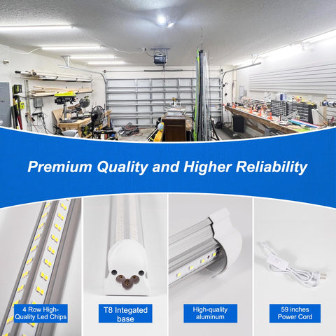 XLNYUUI linkable design connects up to six lights for larger spaces.