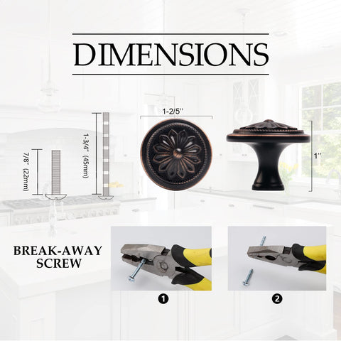 Xlroaafs bronze cabinet knob closeup texture shows durable zinc alloy finish.