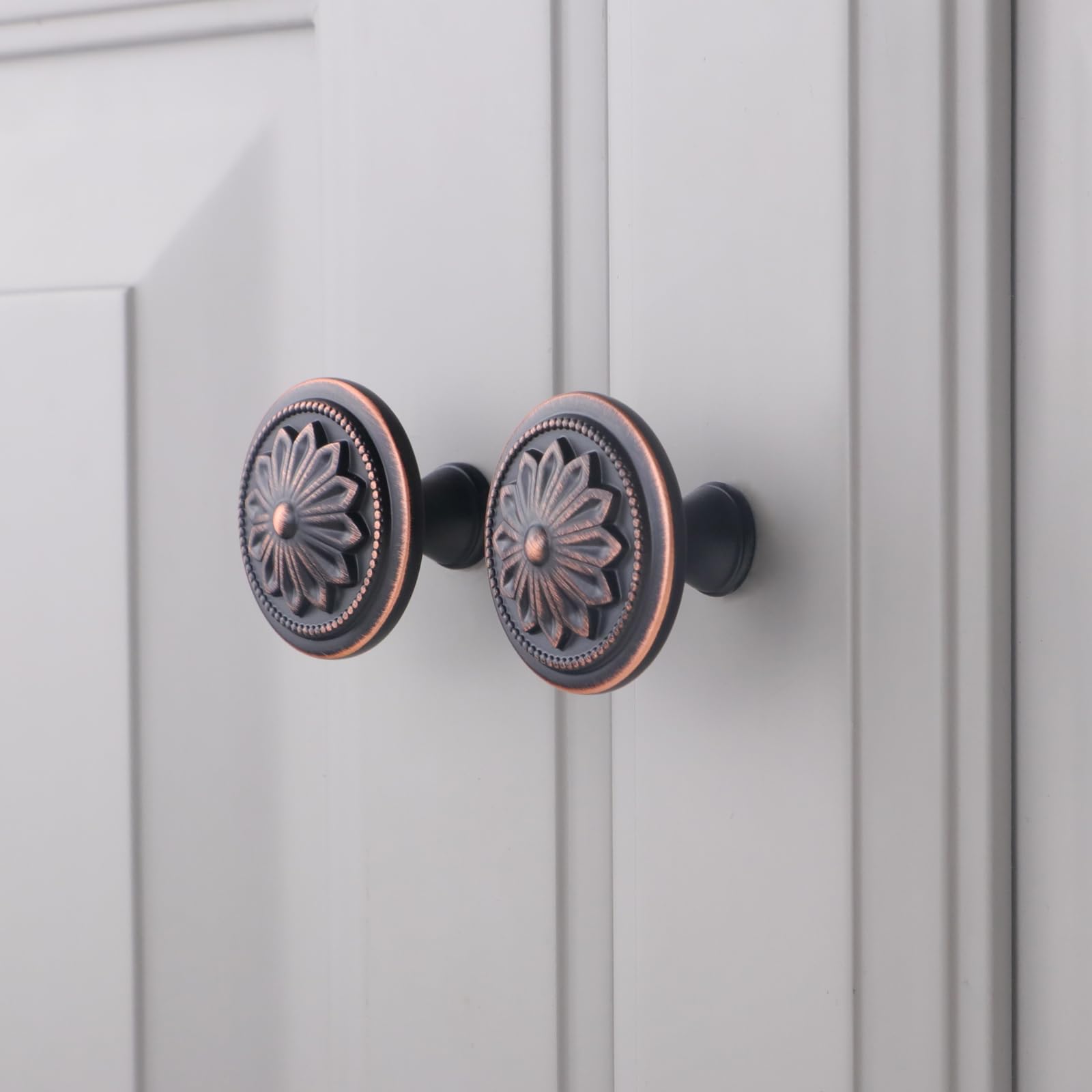 Xlroaafs bronze kitchen knob easy install with included screws for quick upgrades.