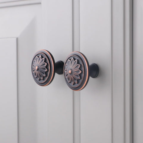 Xlroaafs bronze kitchen knob easy install with included screws for quick upgrades.