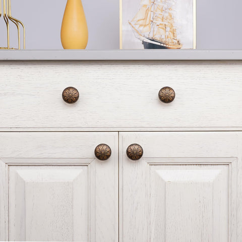 Xlroaafs dresser drawer knob emphasizes vintage charm and sturdy grip.