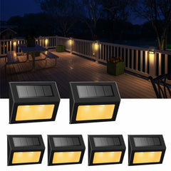 XLUX solar light for steps provides subtle safety lighting for outdoor stairs.