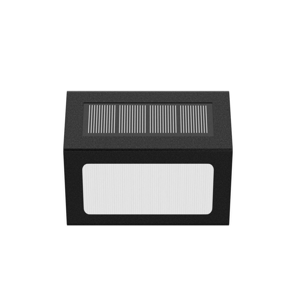 XLUX solar light for yard highlights borders and entryways after sunset.