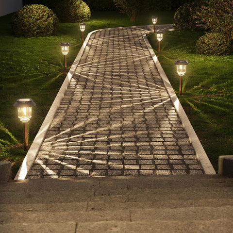 XMCOSY+ 360-degree illumination for even pathway lighting.