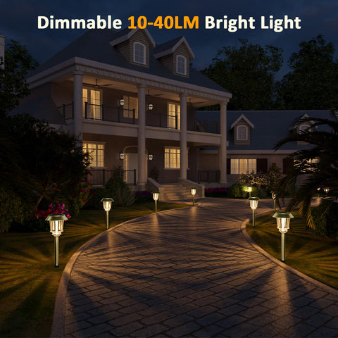 XMCOSY+ auto on/off brightness sensor glows at dusk