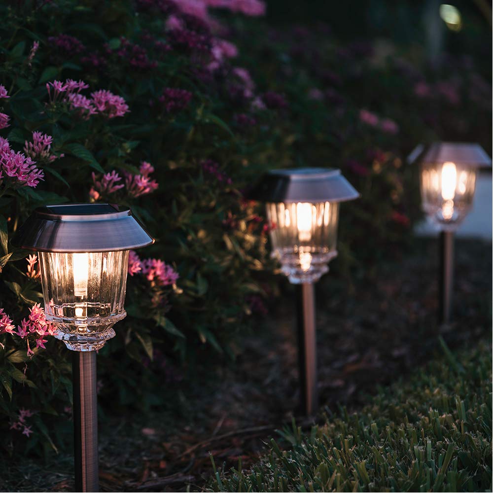 XMCOSY+ four-pack set covers yard and driveway lighting