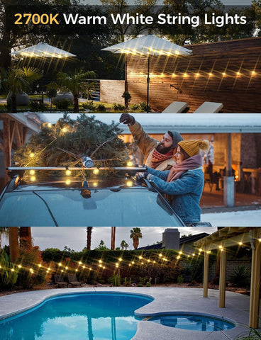 XMCOSY+ 34 bulbs include 2 spares for uninterrupted lighting
