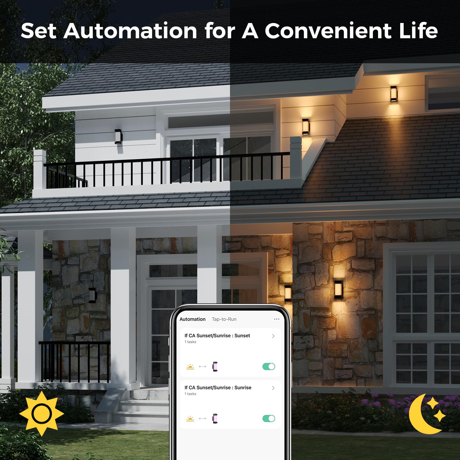 XMCOSY+ compatible with Alexa and Google Assistant for voice lighting control