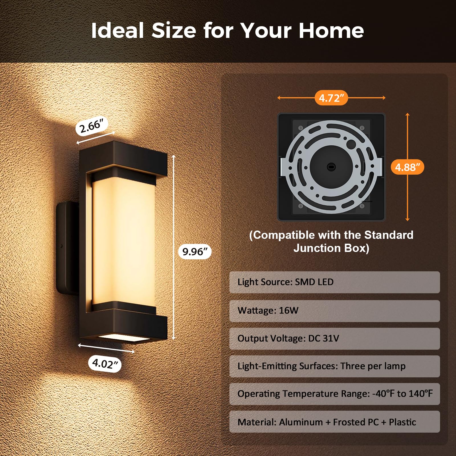 XMCOSY+ porch and garden use offers flexible outdoor lighting ambiance