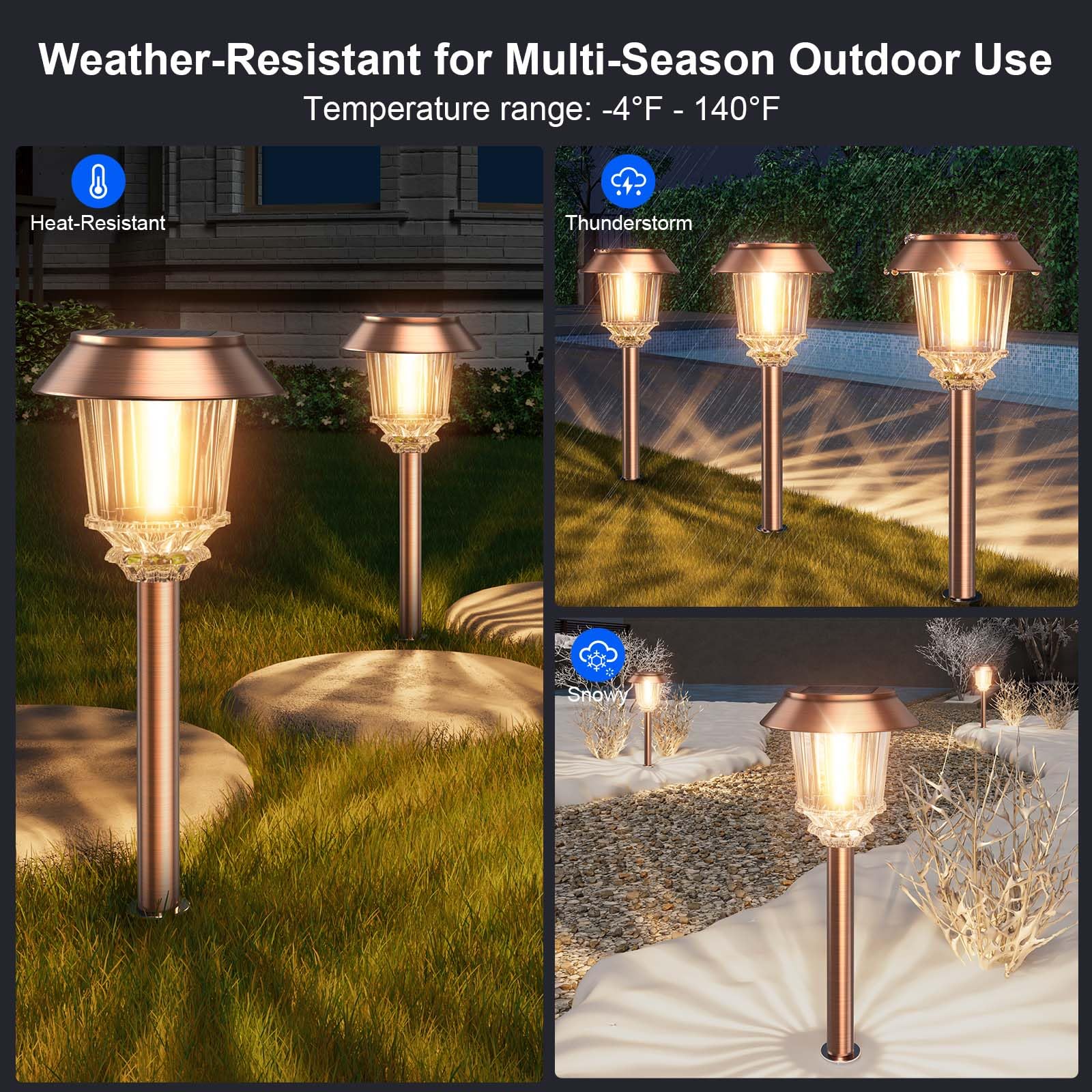 XMCOSY+ Upgraded aluminum ground spikes enhance stability and durability.