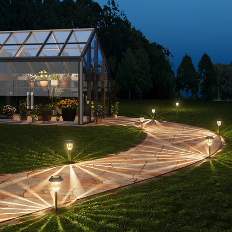 XMCOSY+ six-pack ideal for patio, walkway, and driveway lighting.