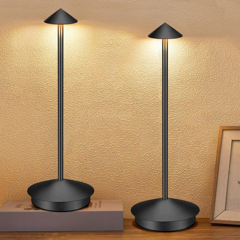 XMINKDZA portable LED lamp with top switch for easy dining ambiance and quick control