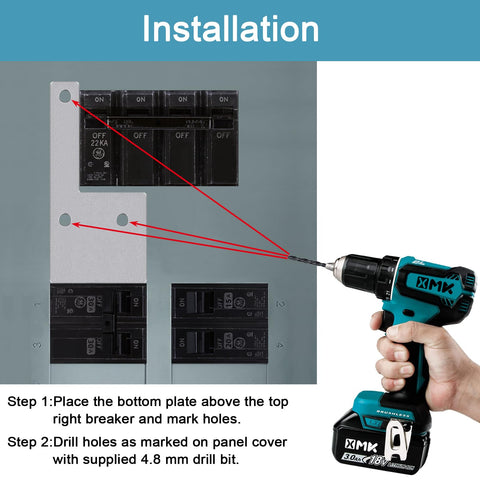 XMK in-use setup demonstrates portable generator connection to GE vertical main panel.