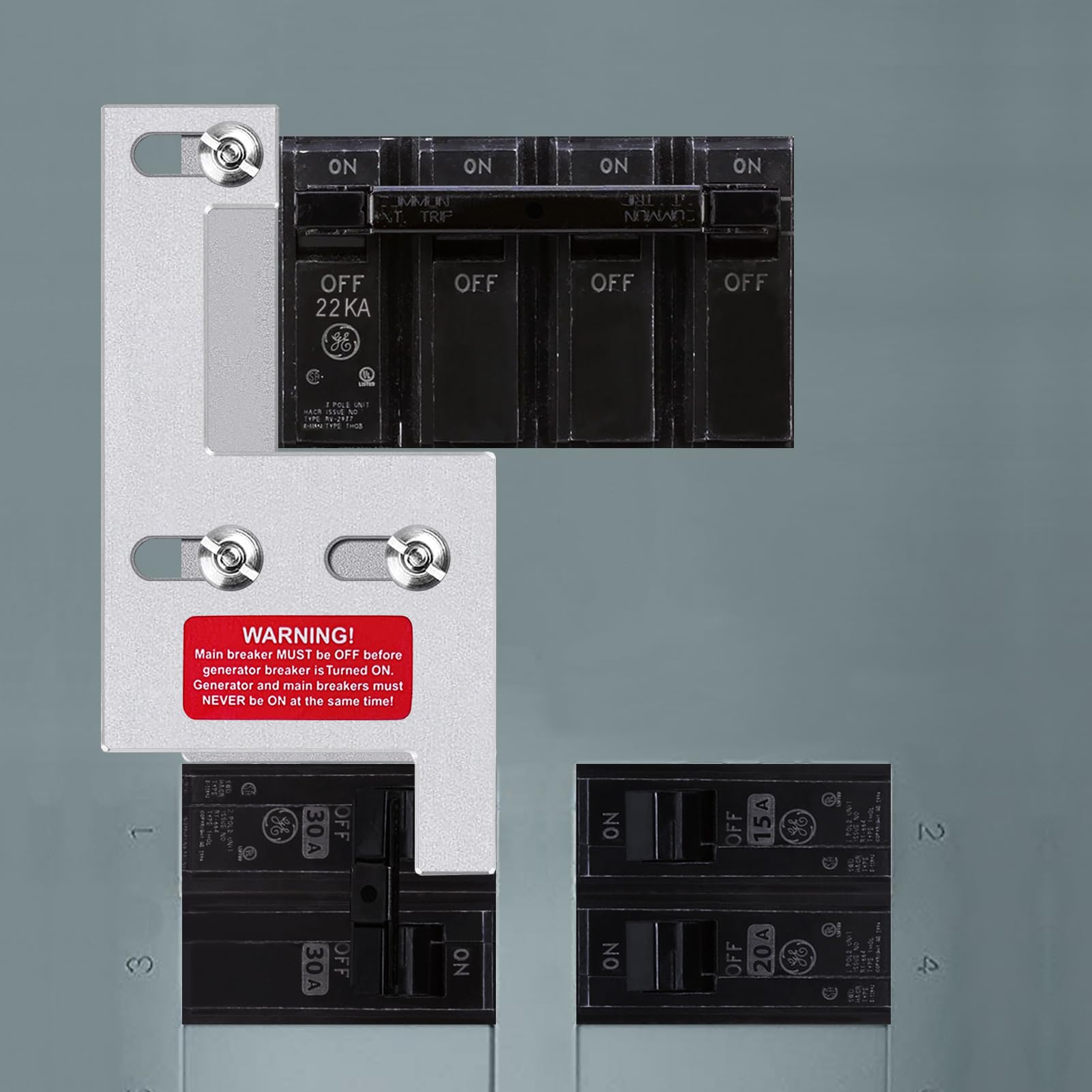 XMK packaging includes all components for a complete interlock kit.