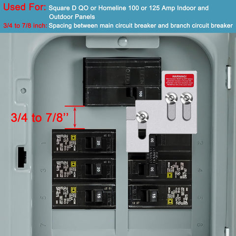 XMK hex nuts ensure durable mounting to Square D panels.