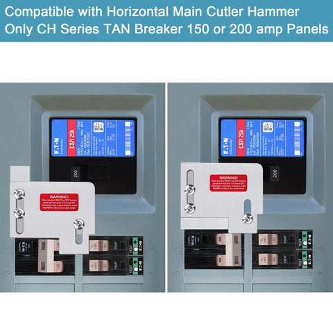 XMK interlock kit content, including plate, screws, drill bit, and labels.