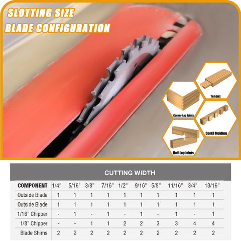 Xmnbl dado blade storage case keeping components organized and ready