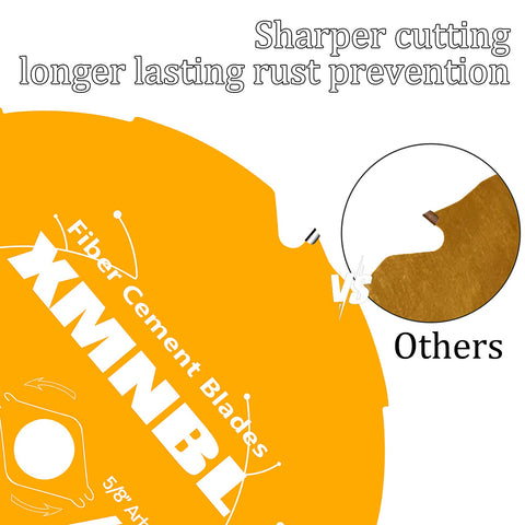 Xmnbl dust-reducing kerf-technology blade for cleaner cuts