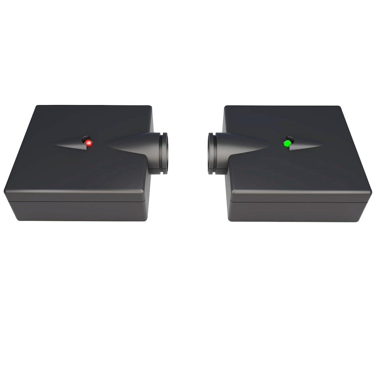 Xmnbl GSTB-R STB-BL sensor front view, compact and weatherproof for Genie garage doors.