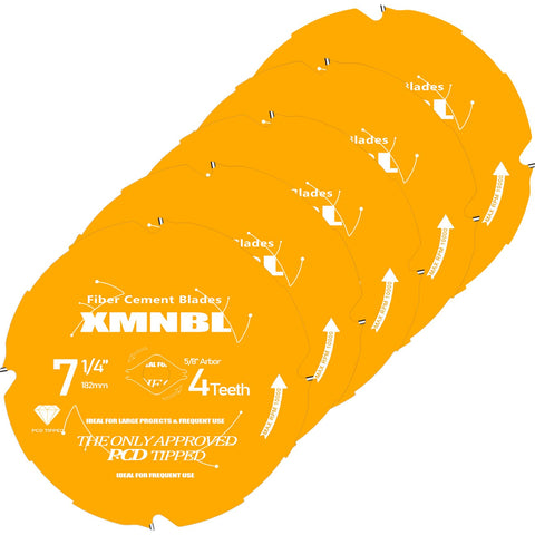 Xmnbl hardie blade 7-1/4 inch with pcd teeth for fiber cement cuts