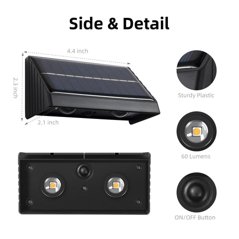 XmnSoly entry wall light adds practical lighting for evenings.