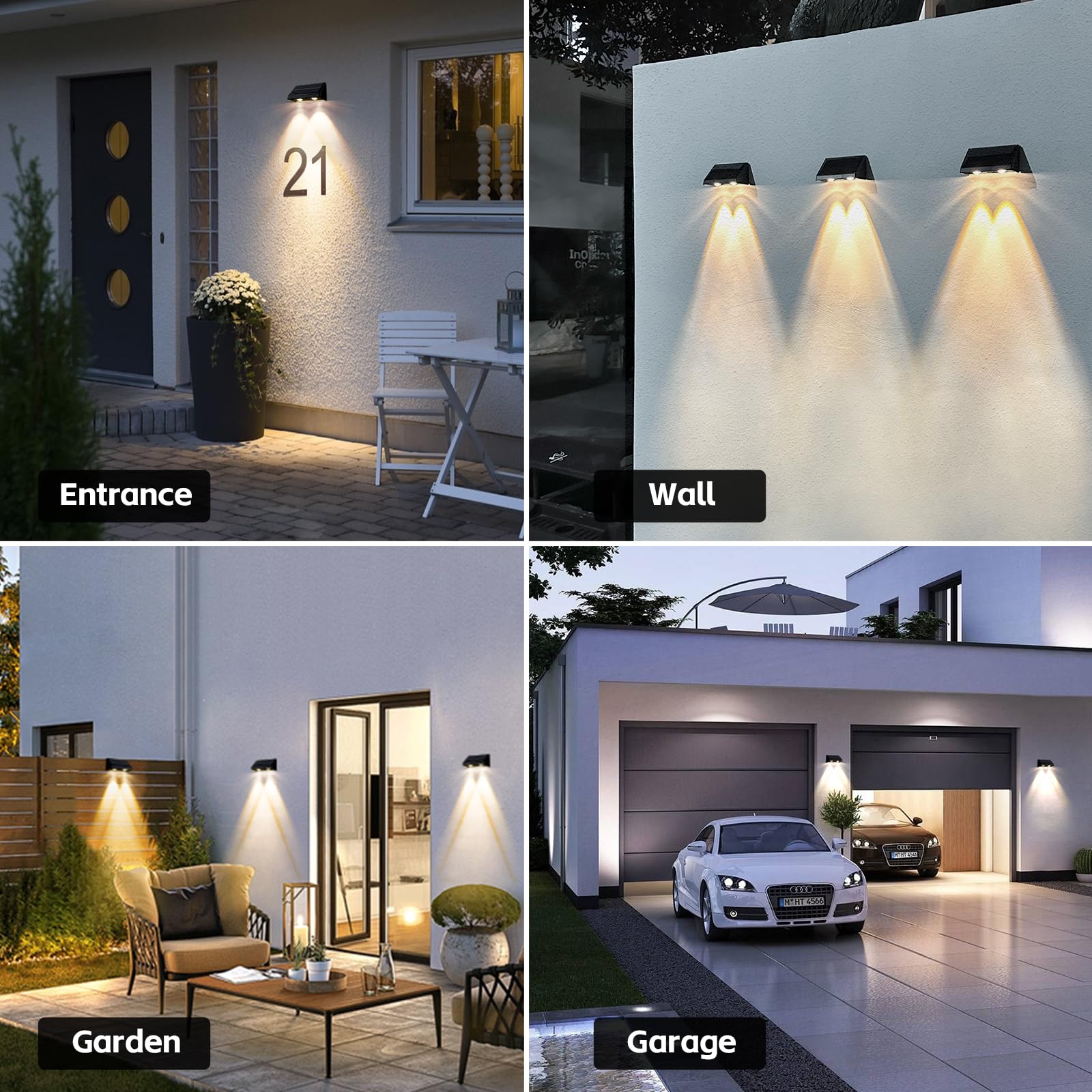 XmnSoly stairs light guides steps with steady warm glow.