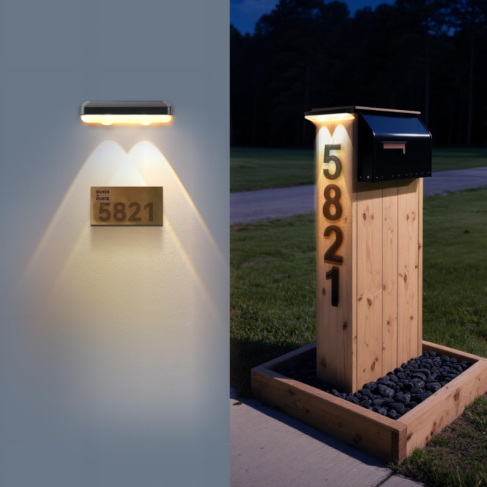 XmnSoly IP65 waterproof design withstands rain and snow