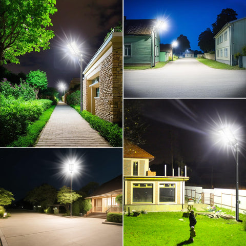 XMPTYN solar street light installation kit enables easy setup.