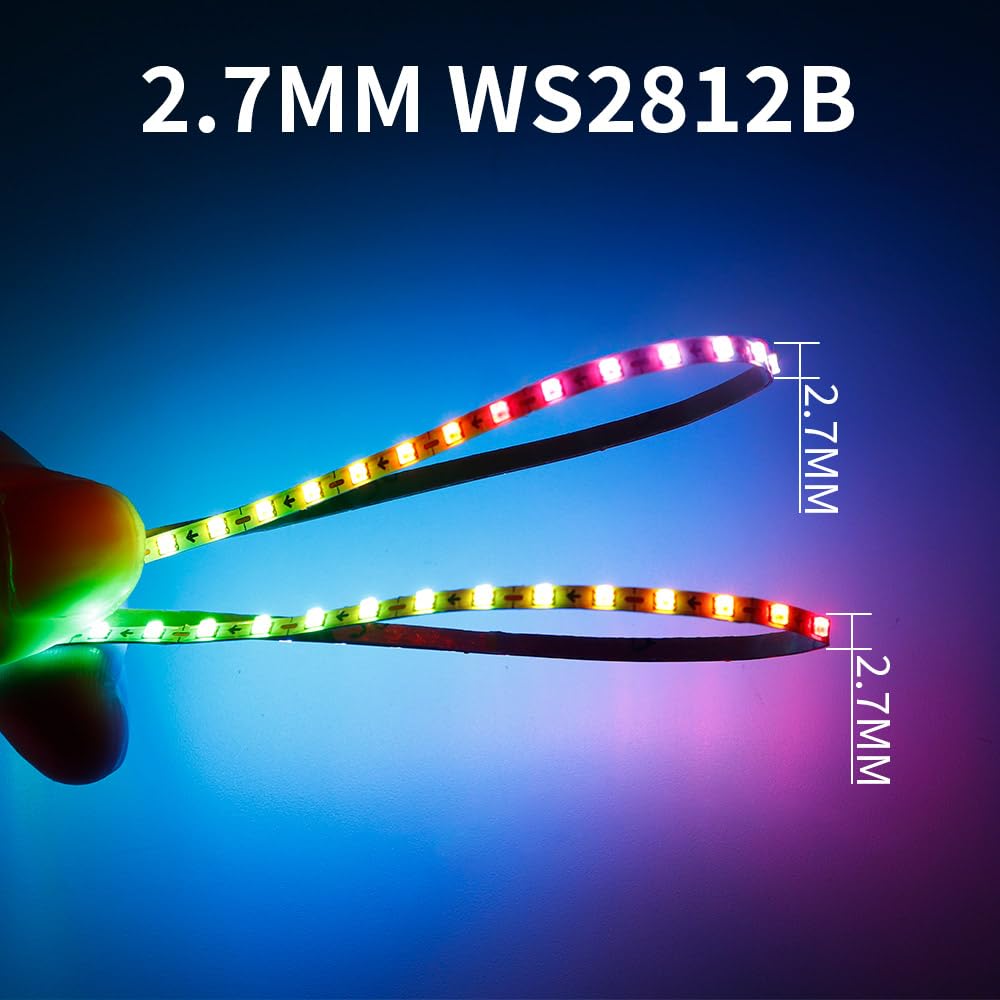 Xnbada dream color LED strip, 160 LEDs per meter, bright and vivid.