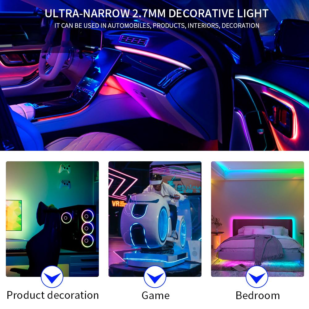 Xnbada flexible color lighting for bedroom, kitchen, and living spaces.