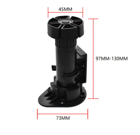 Xntun adjustable cabinet leg showing quick height adjustment for cabinets.