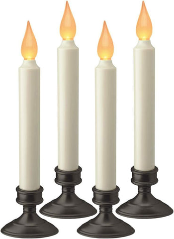 Xodus Innovations FPC1205A amber flicker flame window candle for cozy window ambiance
