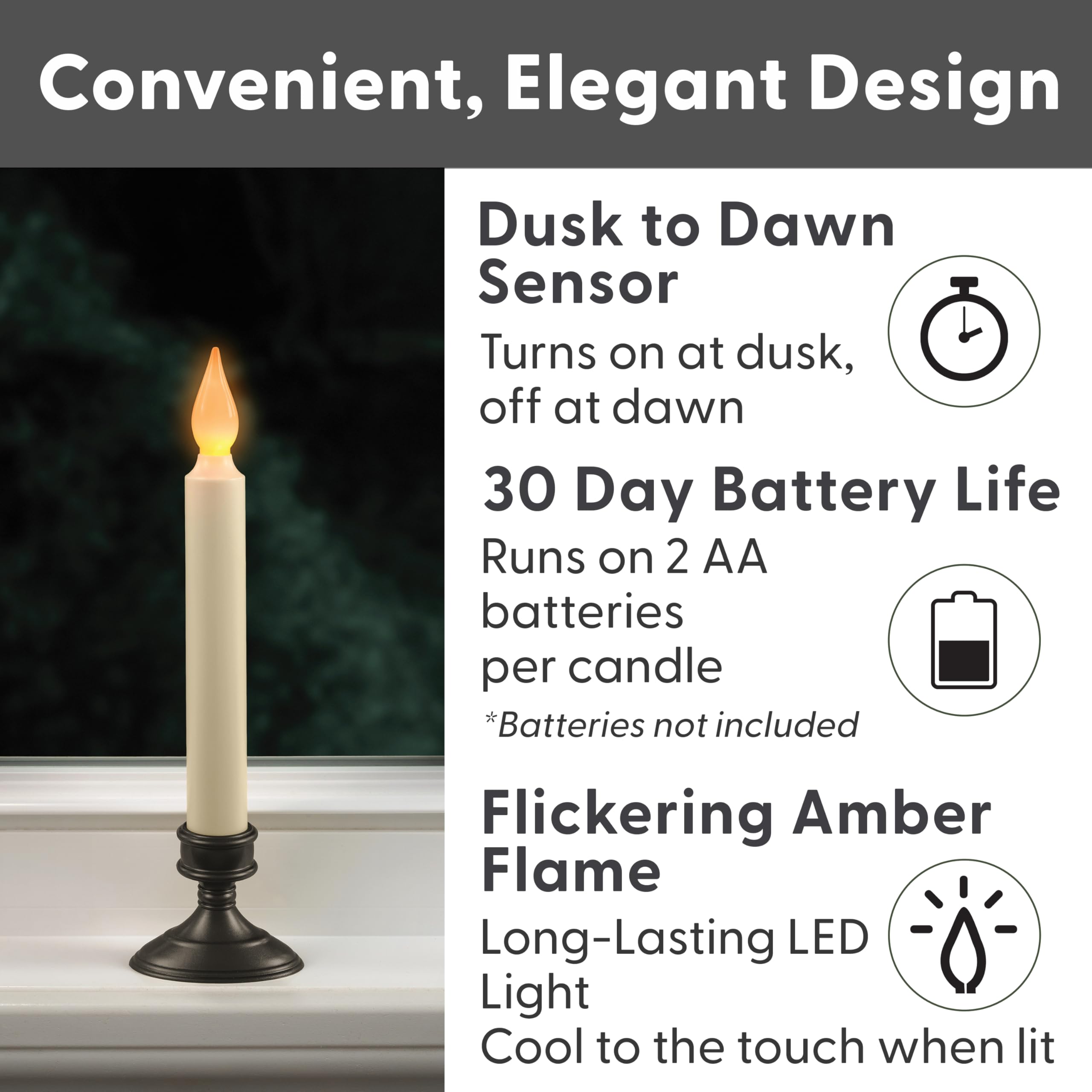 Xodus Innovations FPC1205A dusk-to-dawn sensor lights automatically, simplifying nightly ambiance