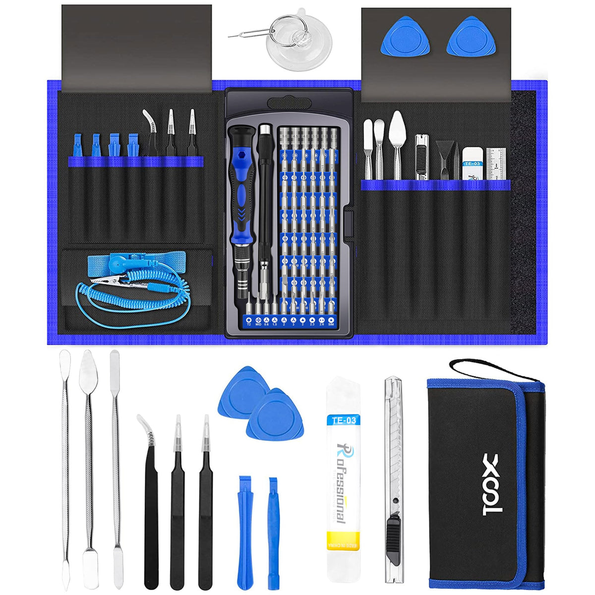 XOOL 82-in-1 screwdriver set with magnetic base for easy tiny screws