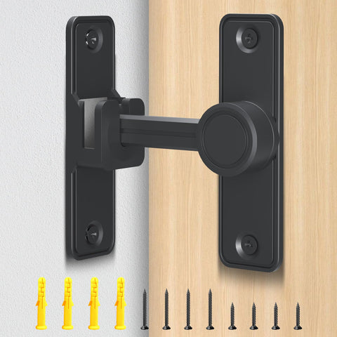 XOOL heavy duty barn door lock front view for secure doors