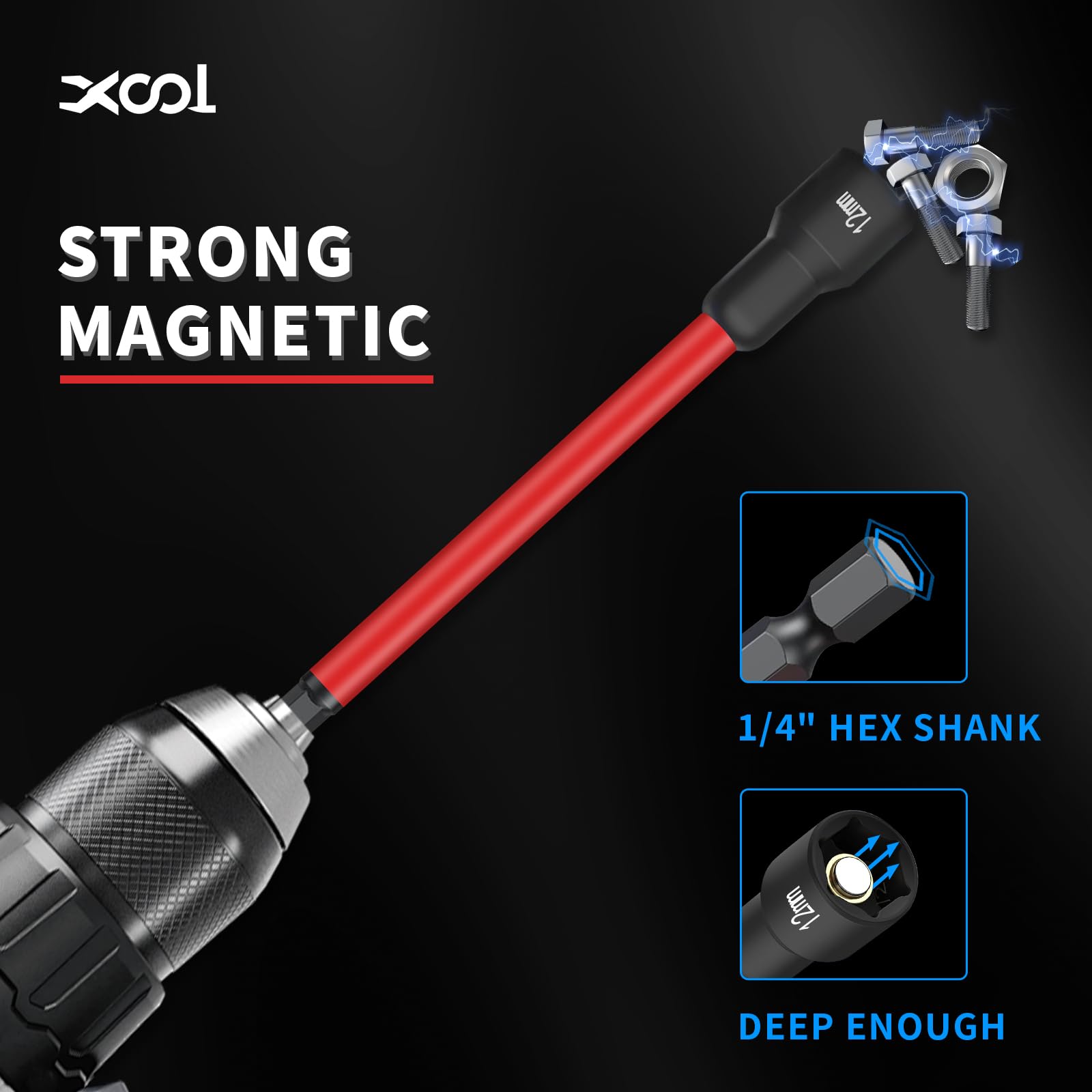 XOOL mini ratchet wrench included as a compact backup tool.