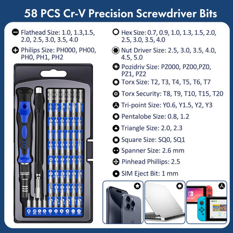 XOOL precision screwdriver extension shaft for hard-to-reach areas