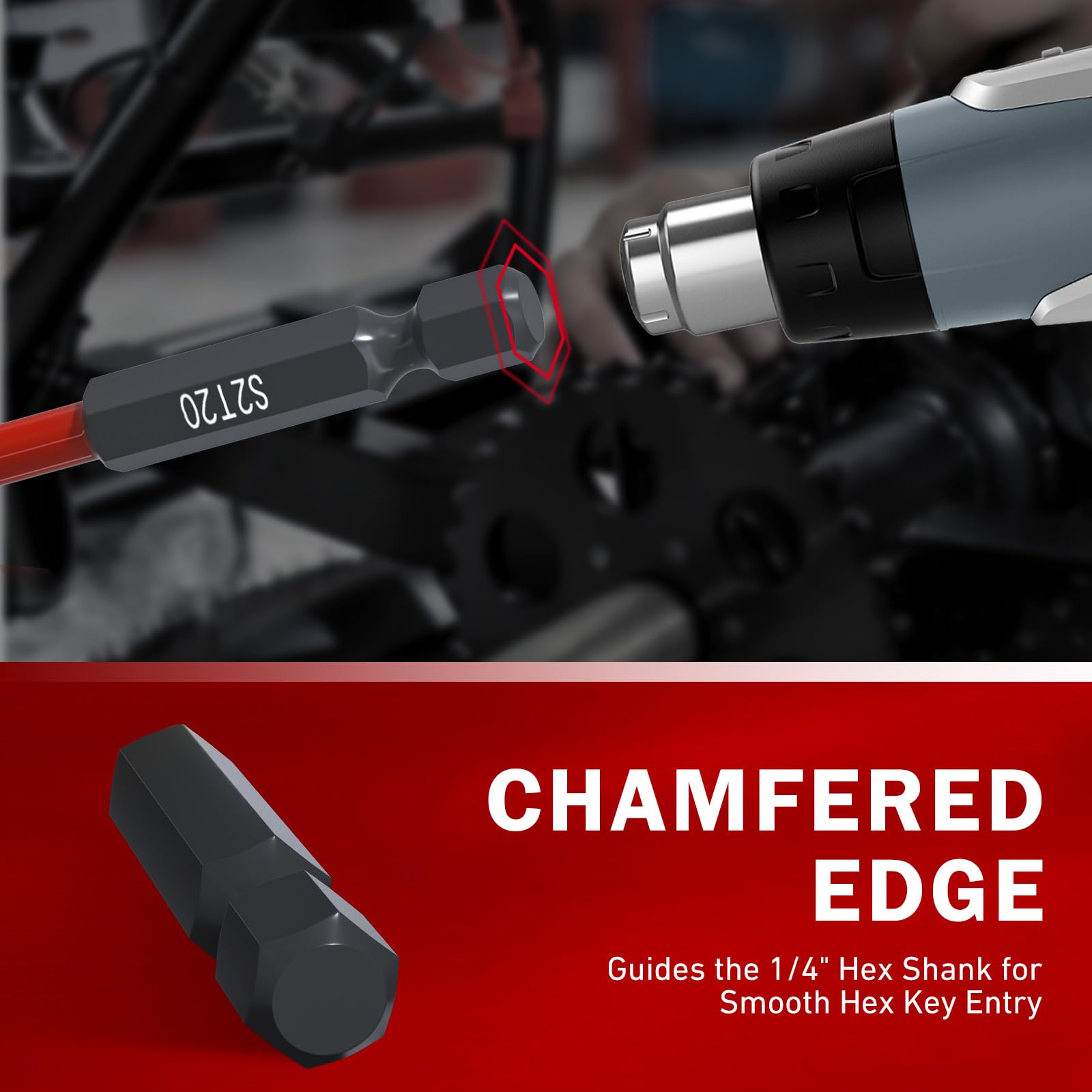 Durable S2 alloy steel for long-lasting torque performance.