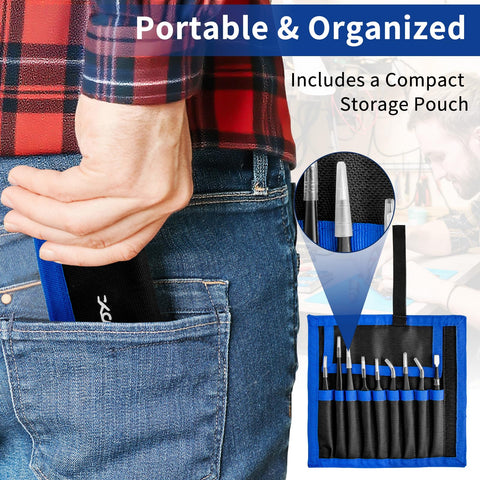 XOOL anti-skid coated tips provide a secure grip