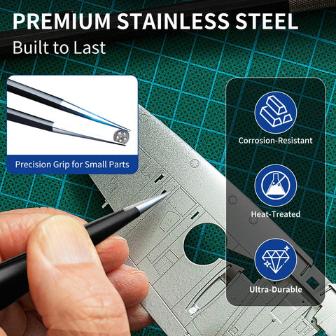 XOOL ergonomic handle design enhances control during fine work